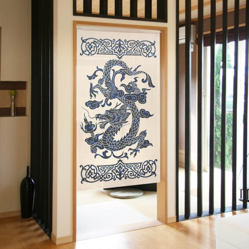 Noren Japonés Dragón 85 x 150 cm