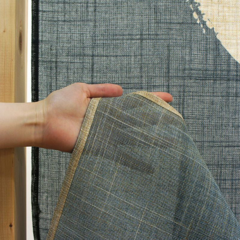 Noren Japonés Enso Azul 85 x 150 cm