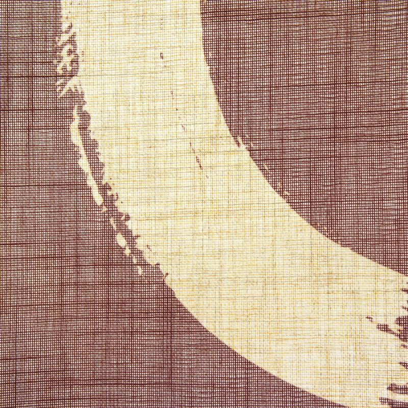 Noren Japonés Enso Marrón 85 x 150 cm
