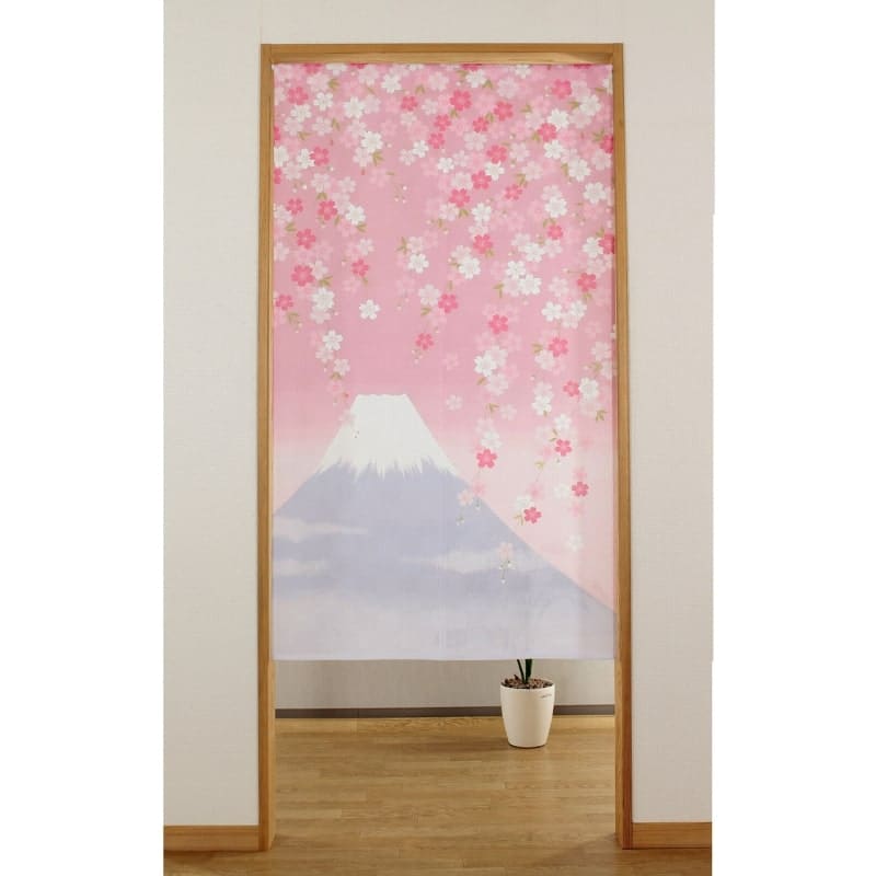 Noren Japonés Fuji Sakura 85 x 150 cm