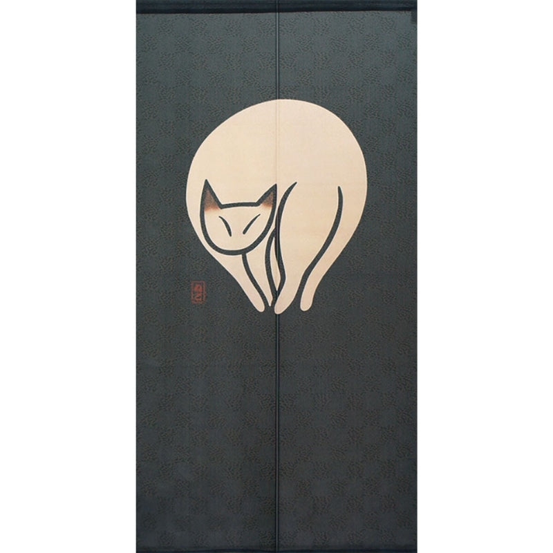 Noren Japonés Gatos 85 x 150 cm