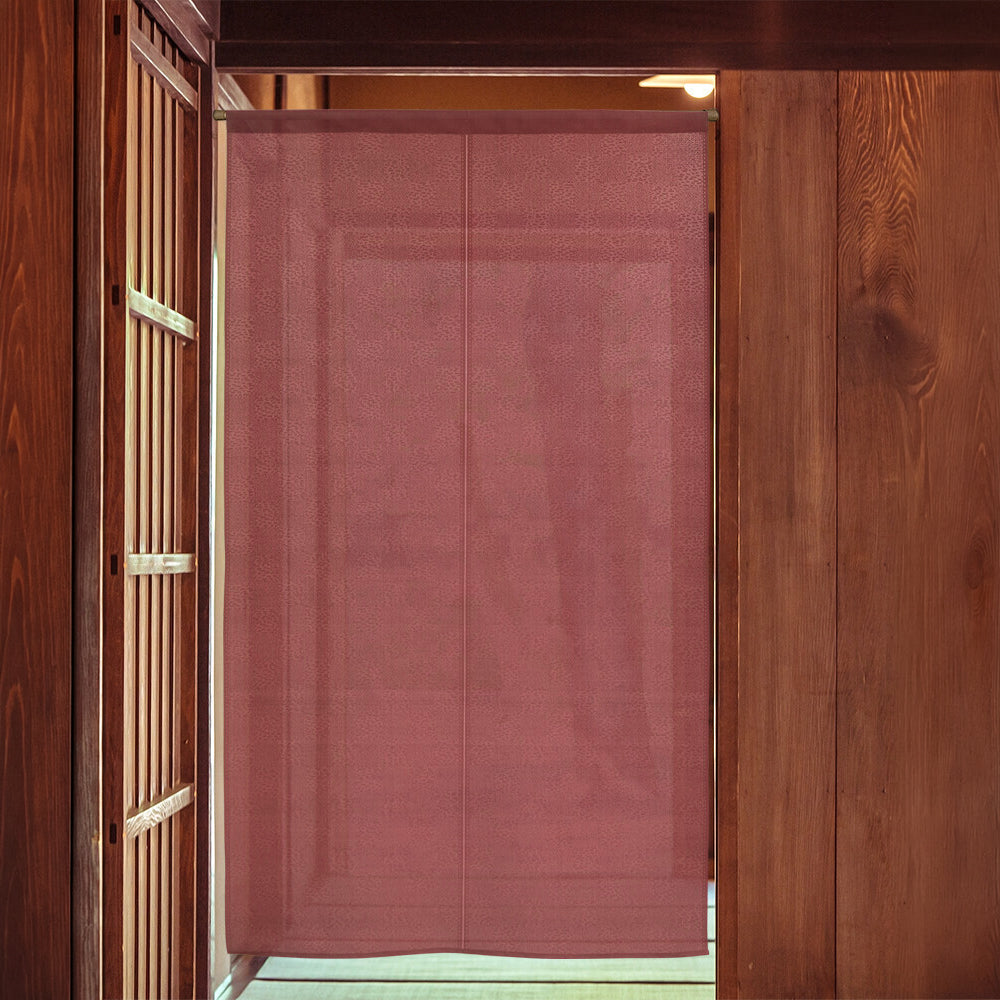 Noren Japonés Ichimatsu - Burdeos 85 x 150 cm