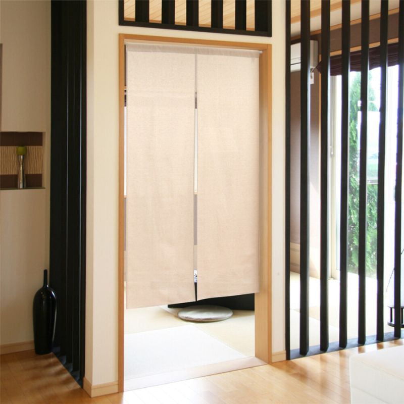 Noren Japonés Lino Natural 85 x 150 cm