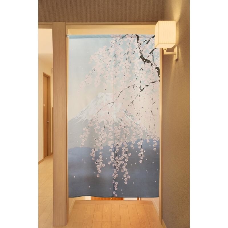 Noren Japonés Sakura 85 x 150 cm
