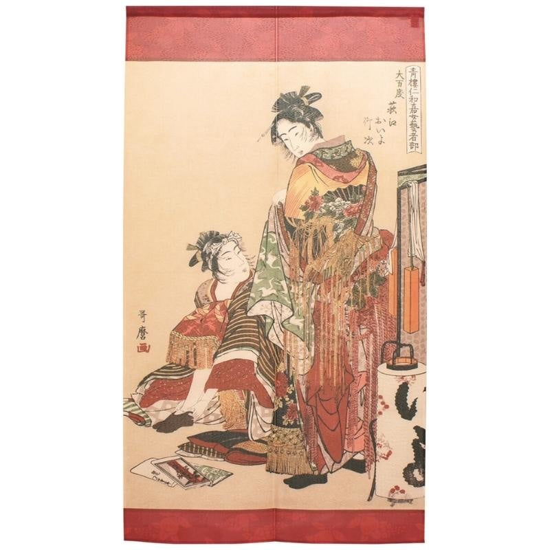 Noren Japonés Tradicional Bijin-ga