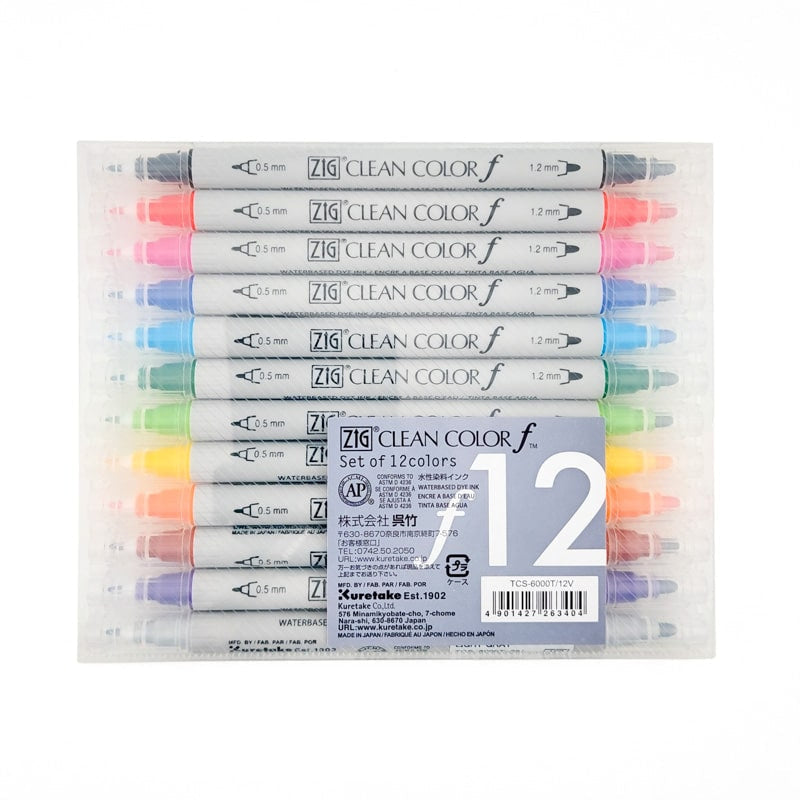 Pack 12 Rotuladores de Doble Punta