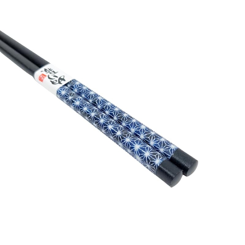 Palillos Japoneses Asanoha Azul