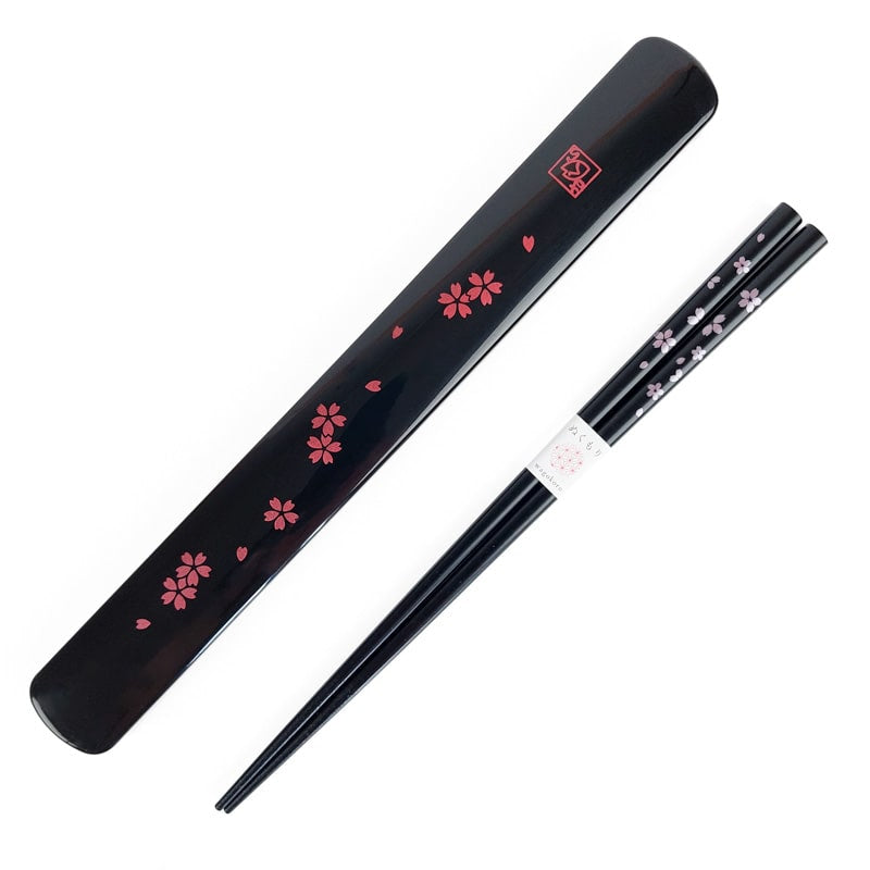 Palillos Japoneses con Caja Sakura