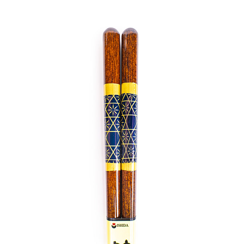 Palillos Japoneses de Madera Asanoha