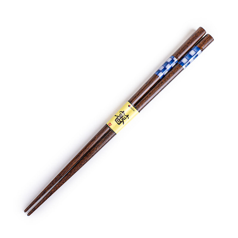 Palillos japoneses Ichimatsu Indigo