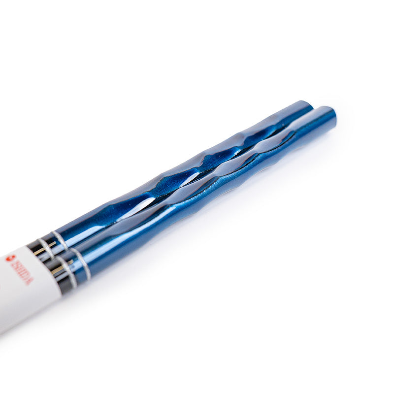 Palillos Japoneses Lacados Azul