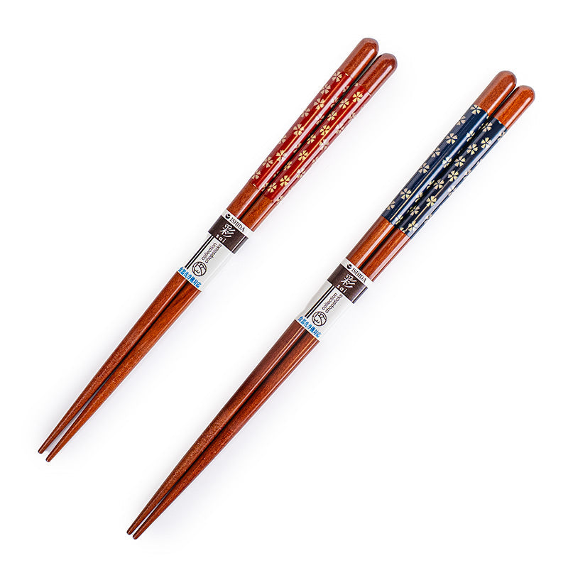 Palillos Japoneses Madera Flores de Cerezo