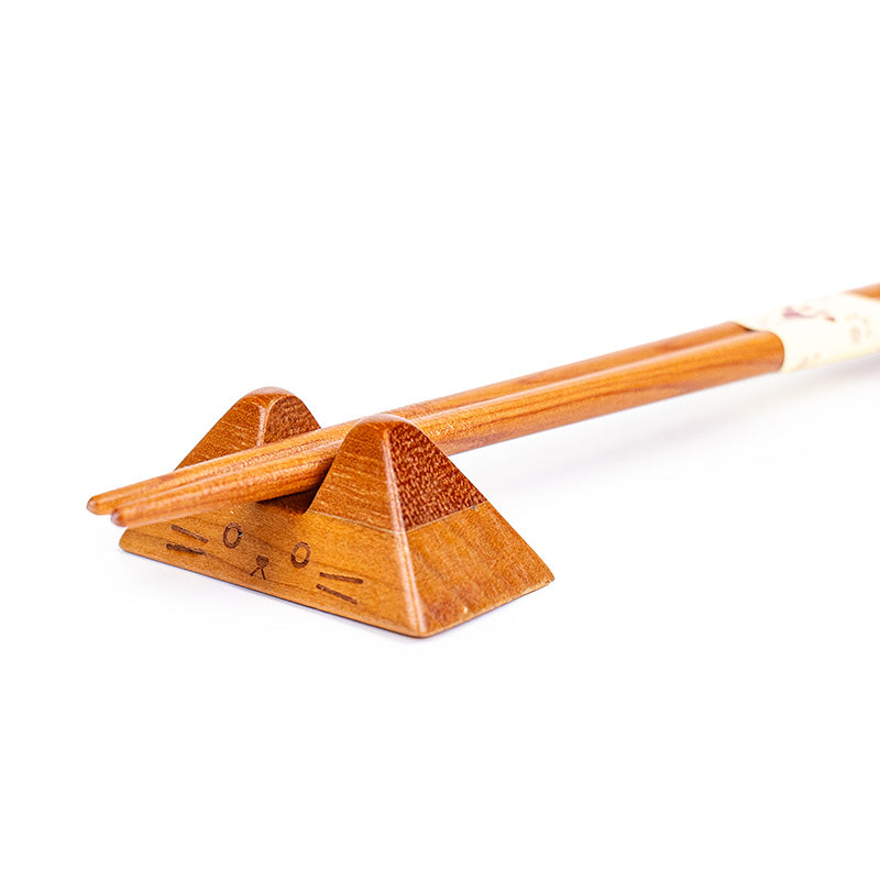 Palillos Japoneses y Reposapalillos Gato