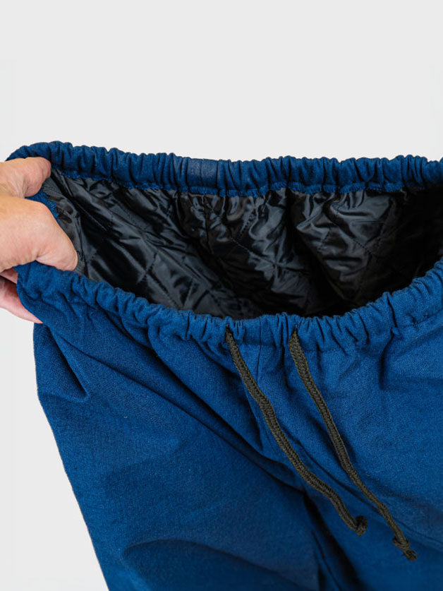 Pantalón Japonés Hombre – Acolchado Azul