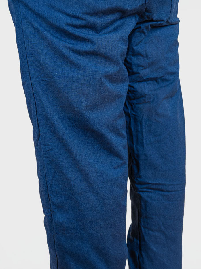 Pantalón Japonés Hombre – Acolchado Azul