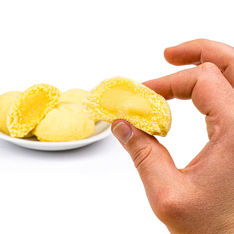 Pastel Japonés con Relleno de Natillas