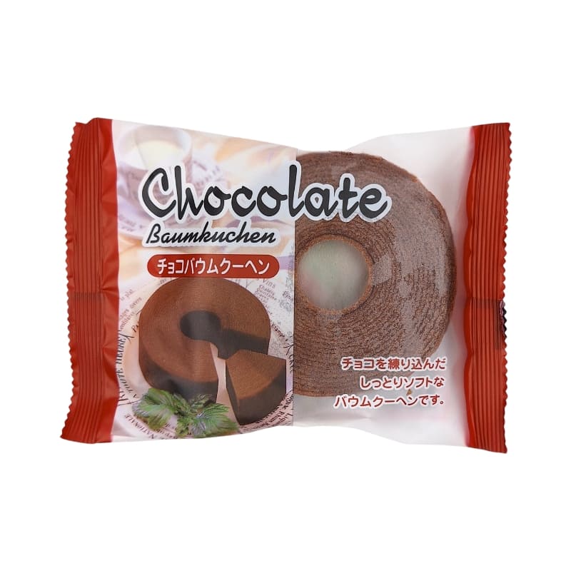 Pastel Japonés de Chocolate Baumkuchen