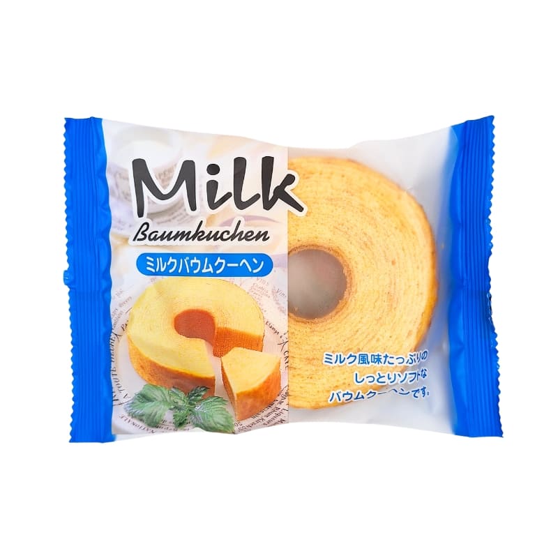 Pastel Japonés de Leche Baumkuchen