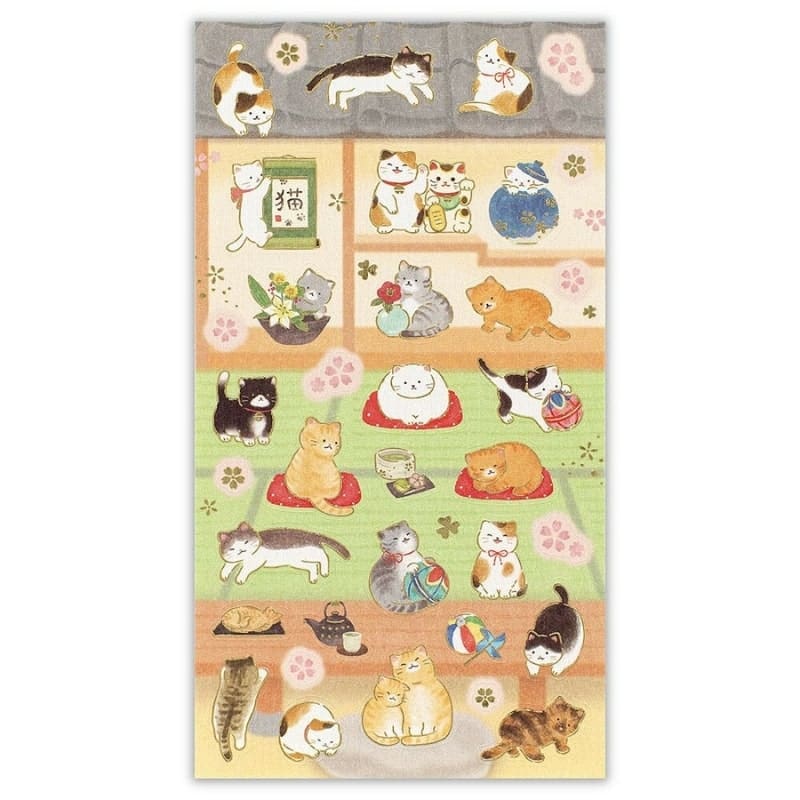 Pegatinas Japonesas para Amantes de los Gatos