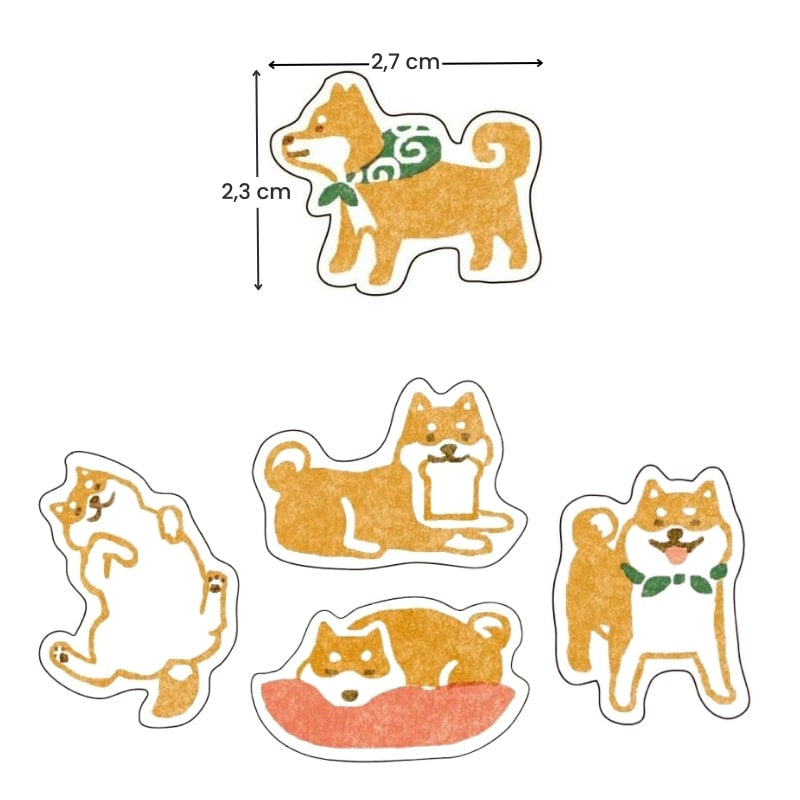 Pegatinas Japonesas Shiba