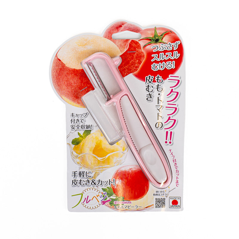 Pelador Japonés de Hoja Dentada para Melocotones y Tomates