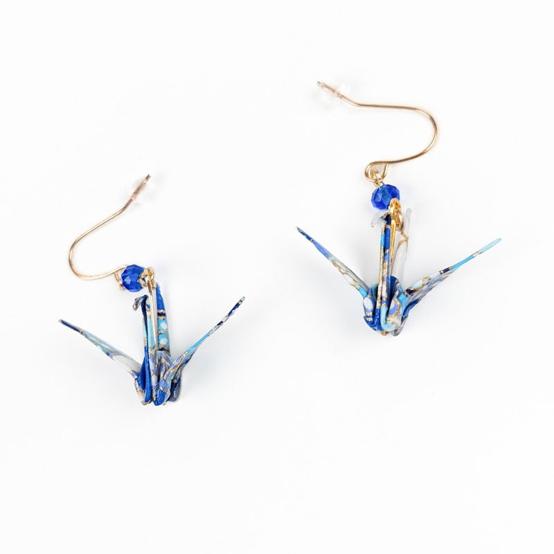 Pendientes Grulla Origami
