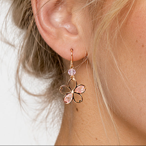 Pendientes Japoneses - Flor de Cerezo