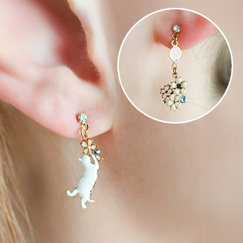 Pendientes Japoneses Gato