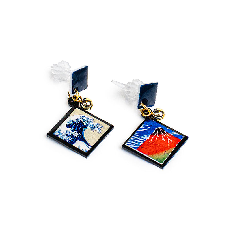 Pendientes Japoneses - Hokusai