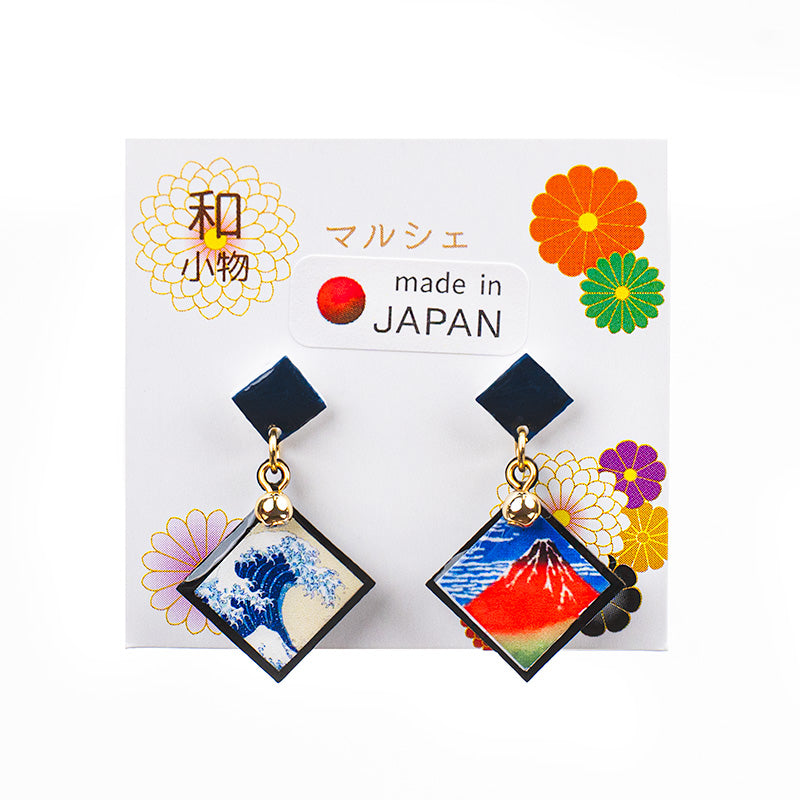 Pendientes Japoneses - Hokusai