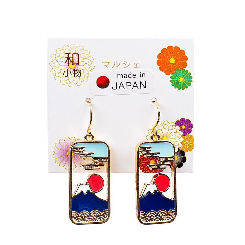 Pendientes Japoneses - Monte Fuji