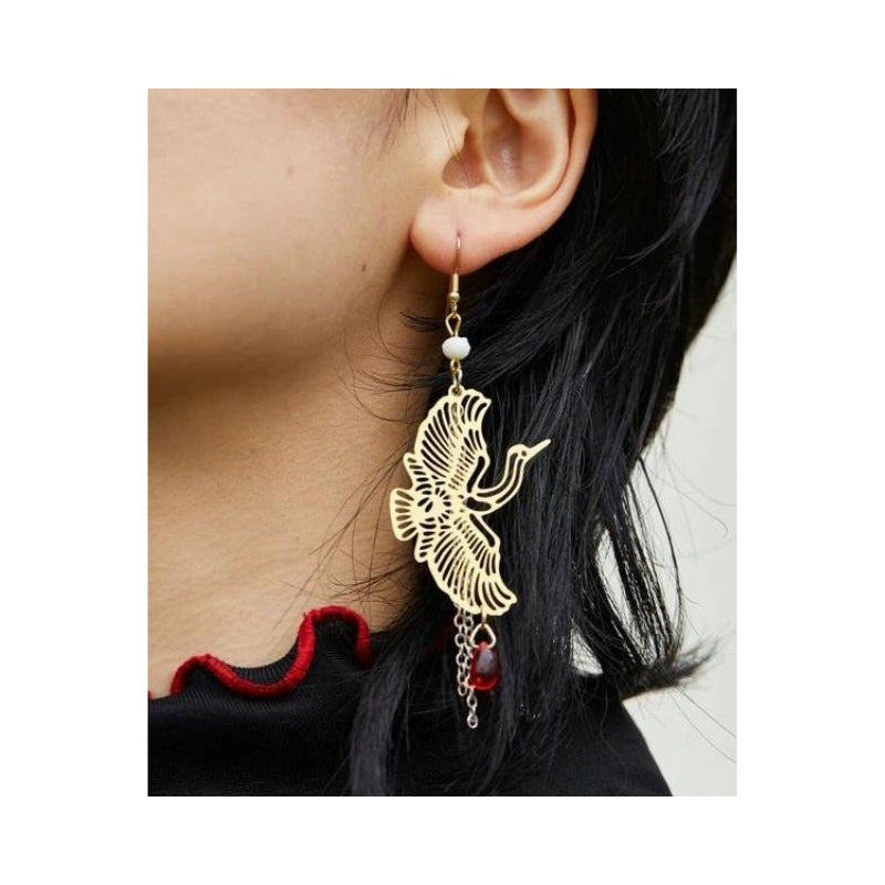 Pendientes Japoneses Tsuru