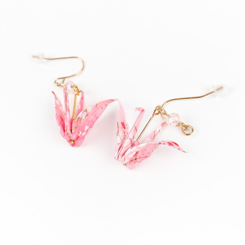 Pendientes Origami Rosa