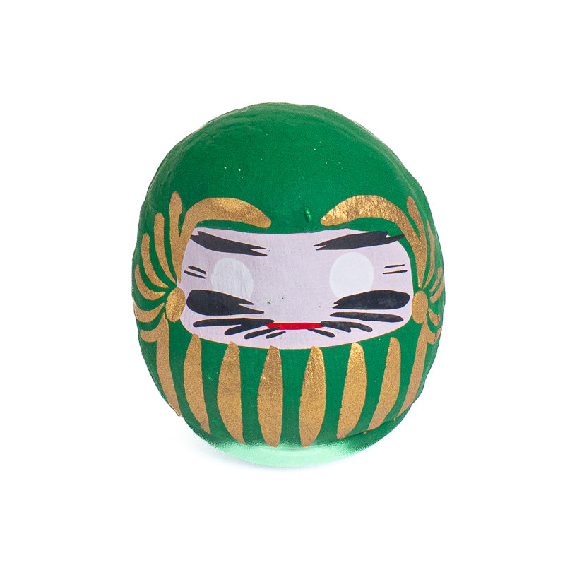 Pequeño Daruma Japonés 4 cm - Varios Colores Verde
