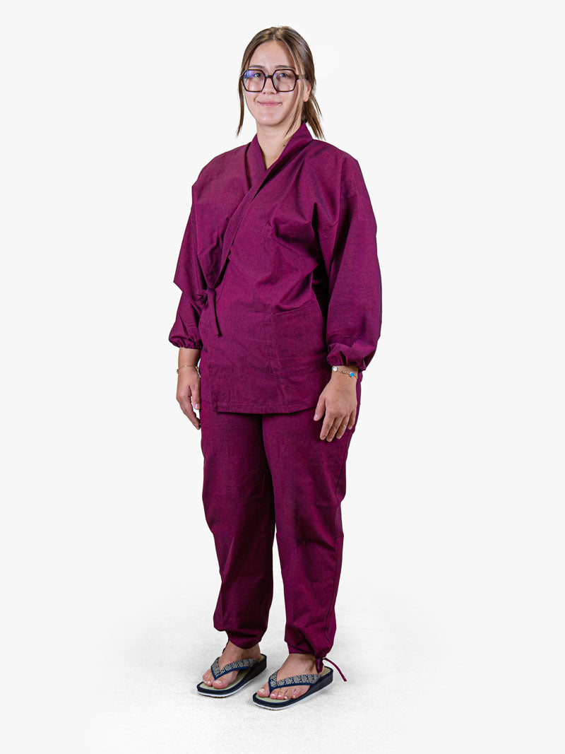 Pijama Samue Japonés Mujer – Fucsia