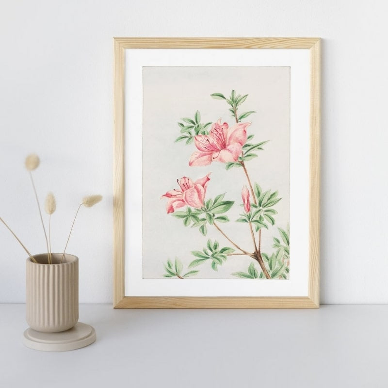 Pintura Japonesa Azalea A3