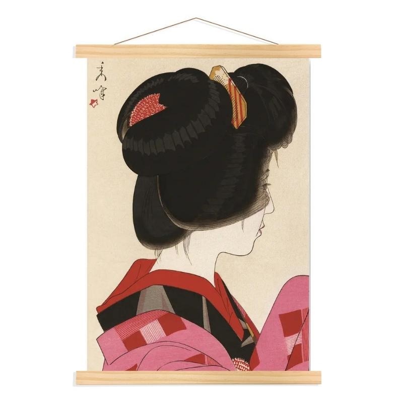 Pintura Japonesa Geisha
