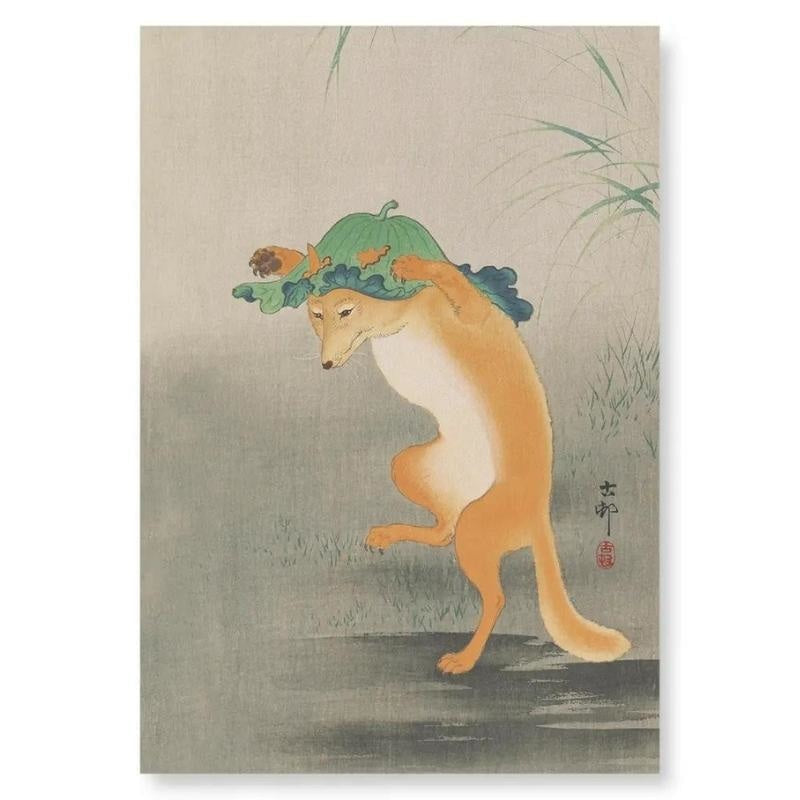 Pintura Japonesa Kitsune