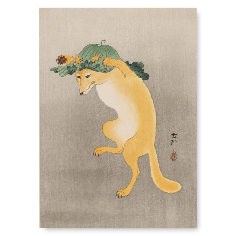 Pintura Japonesa Kitsune A3
