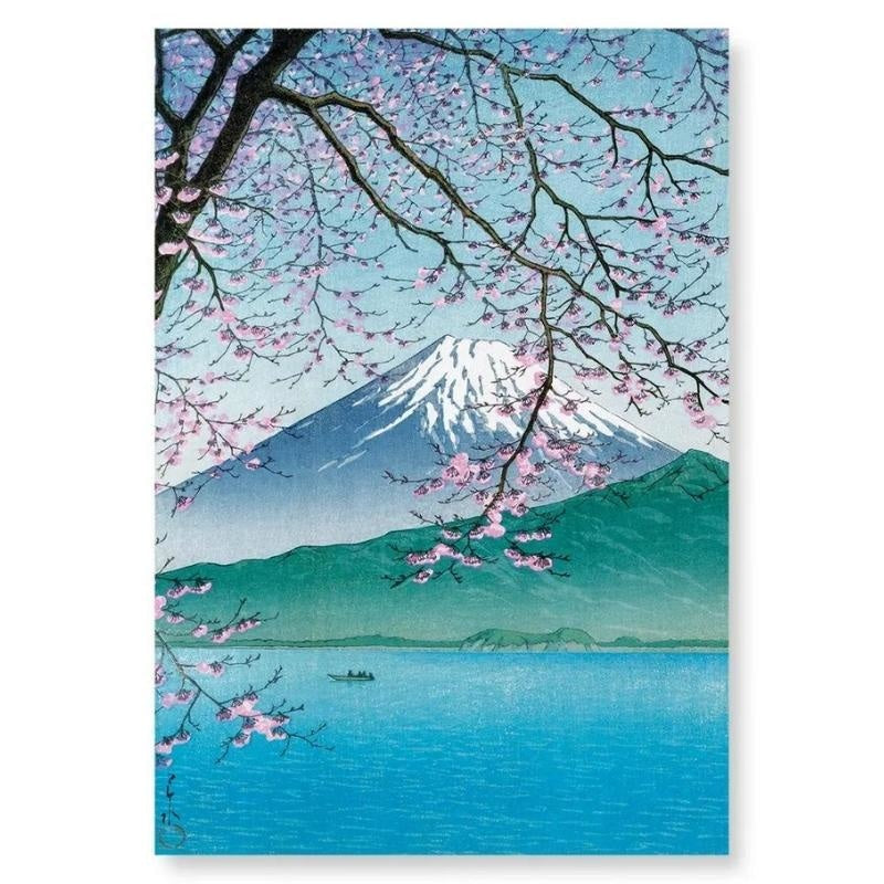 Pintura Japonesa Monte Fuji