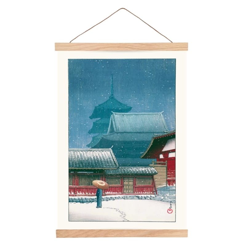 Pintura Japonesa Templo Tennoji A3