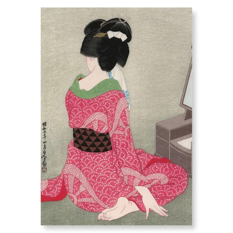 Pintura de Mujer Japonesa