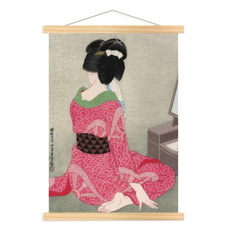 Pintura de Mujer Japonesa