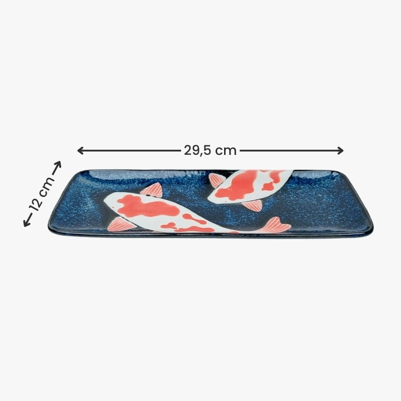 Plato Sushi Carpa Koi
