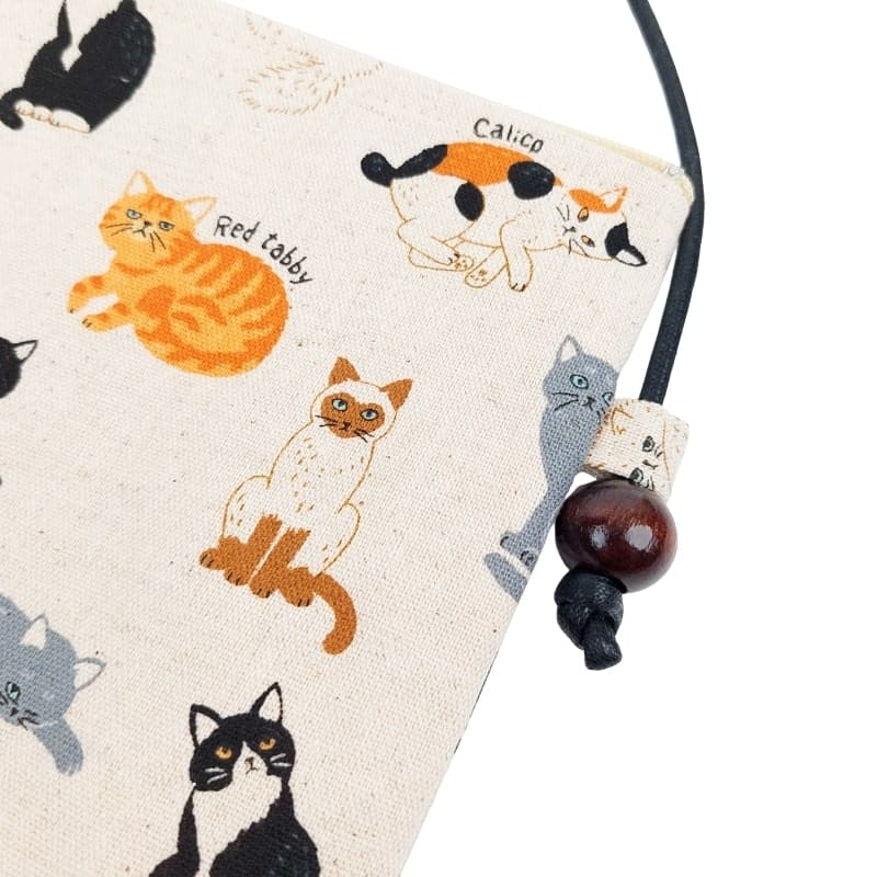 Pochette Bandoulière Chats Japonais