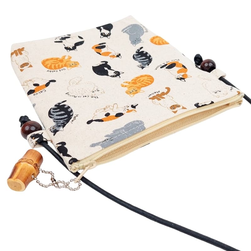 Pochette Bandoulière Chats Japonais
