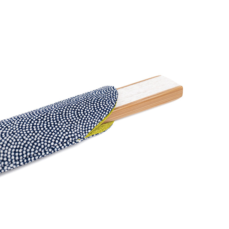 Pochette Éventail Tissu Yuzen Samekomon