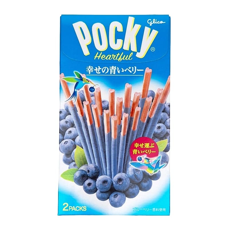 Pocky Stick en Coeur à la Myrtille