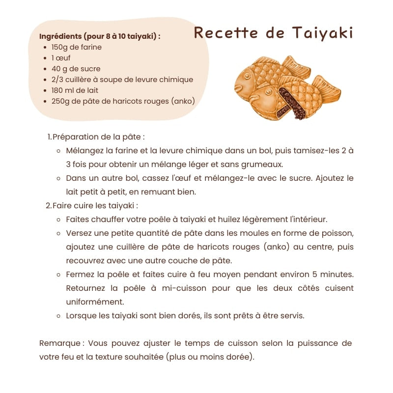 Taiyaki Sartén japonesa