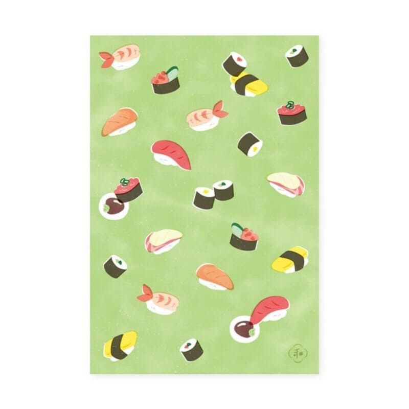 Postal Japonesa Sushi